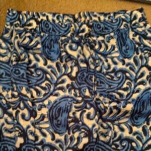Blue Paisley Women's Pants